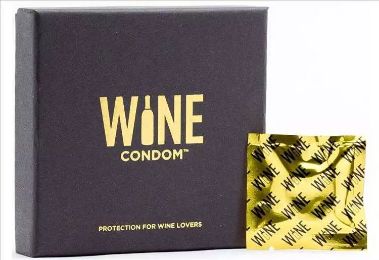 Funny Christmas Presents  Wine Condoms