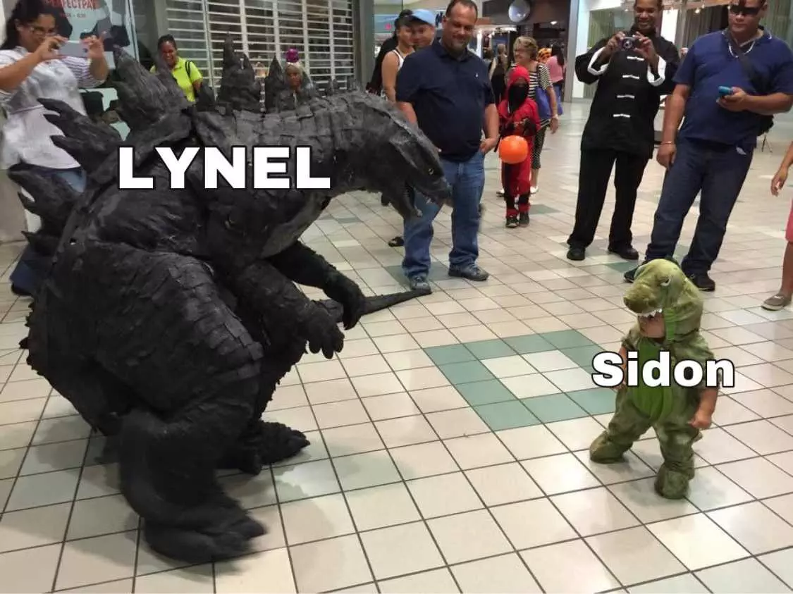 Zelda Meme  Lynel Vs Sidon