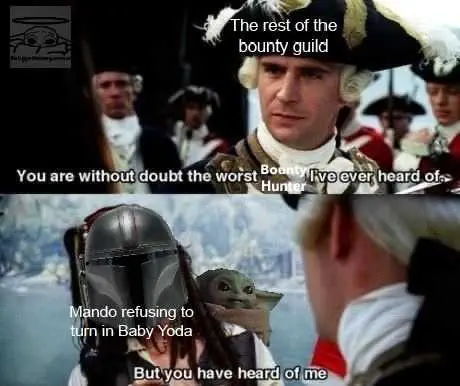 Tumblr_Fc734Ecda32Dfd9032193E14D9883802_8Ce60604_500 Funny Mandalorian Memes Mando Stands His Ground