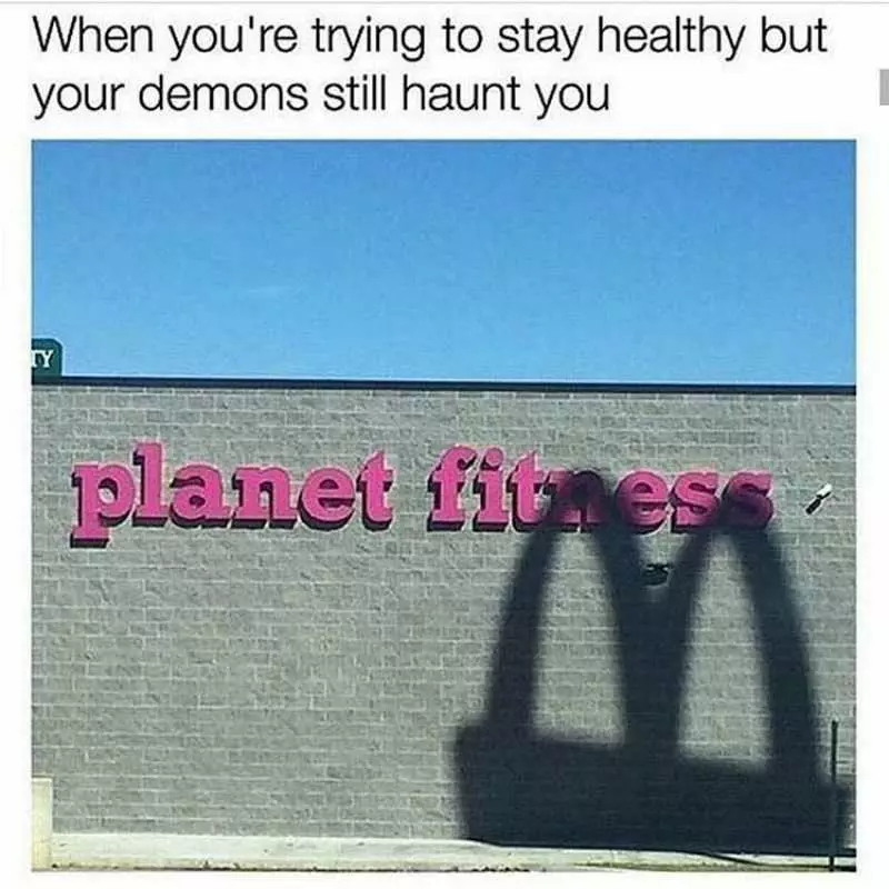 Funny Gym Meme  Haunted By Mcdonalds