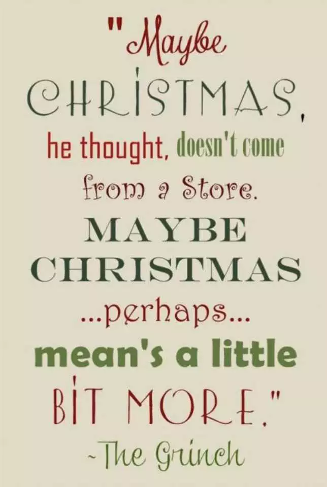 Uplifting Christmas Quotes  Grinch