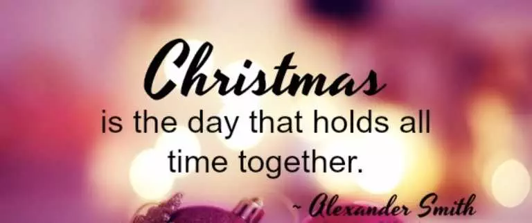 Uplifting Christmas Quotes  Holding Time Together