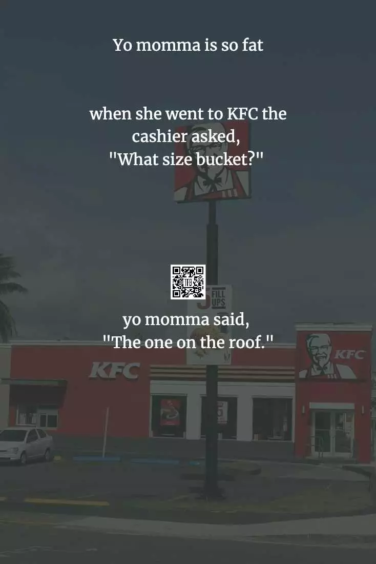 Yo Momma Jokes  Kfc Bucket