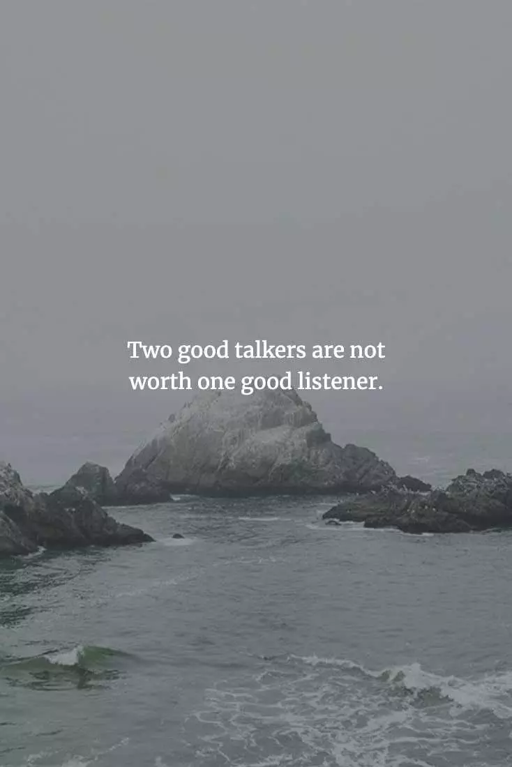 Chinese Proverbs  Listening Is More Important