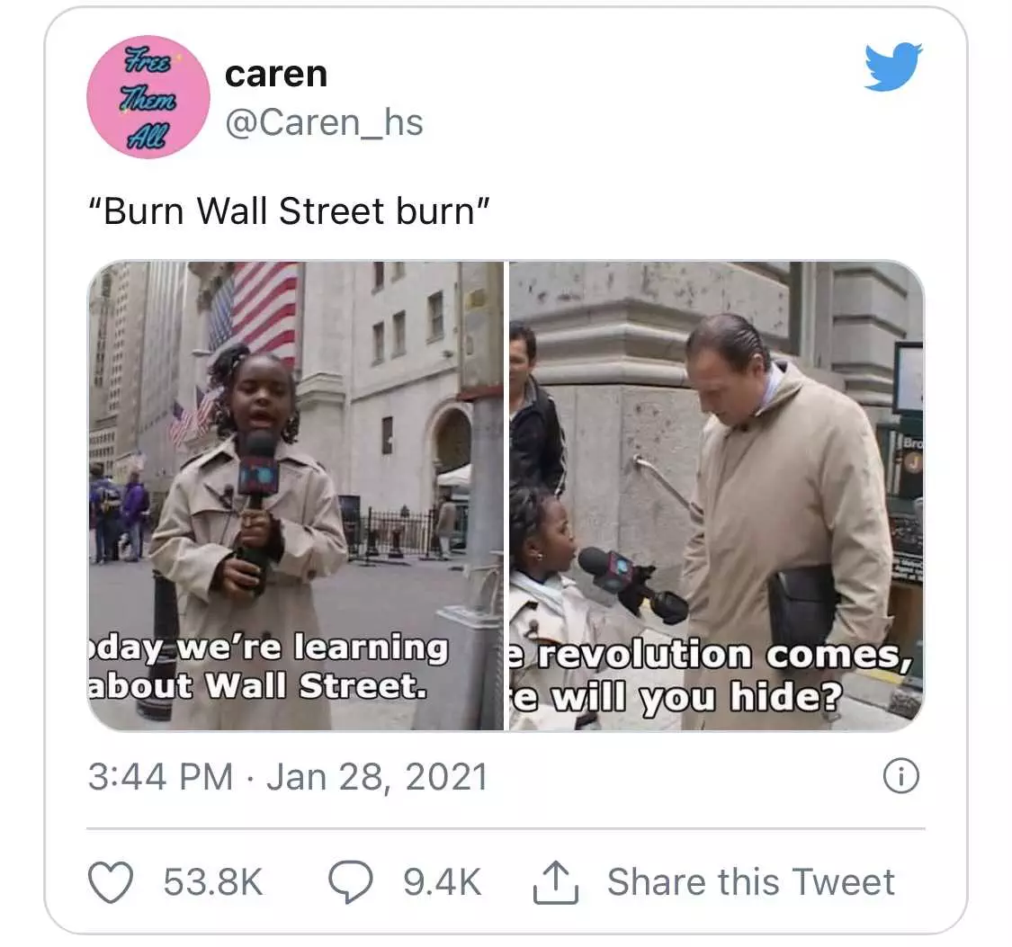 Hilarious Gamestop Memes  Wall Street Burns