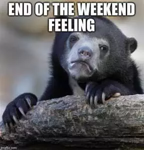 It'S The Weekend Memes  End Of Weekend Feeling