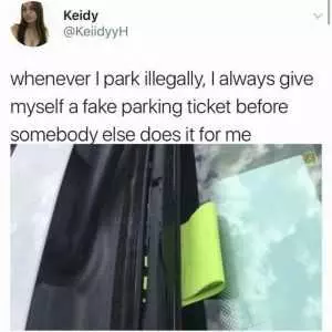Life Hacks  Fake Parking Ticket