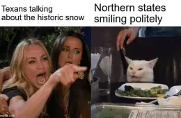 Snow Meme 2021 Historic Snow