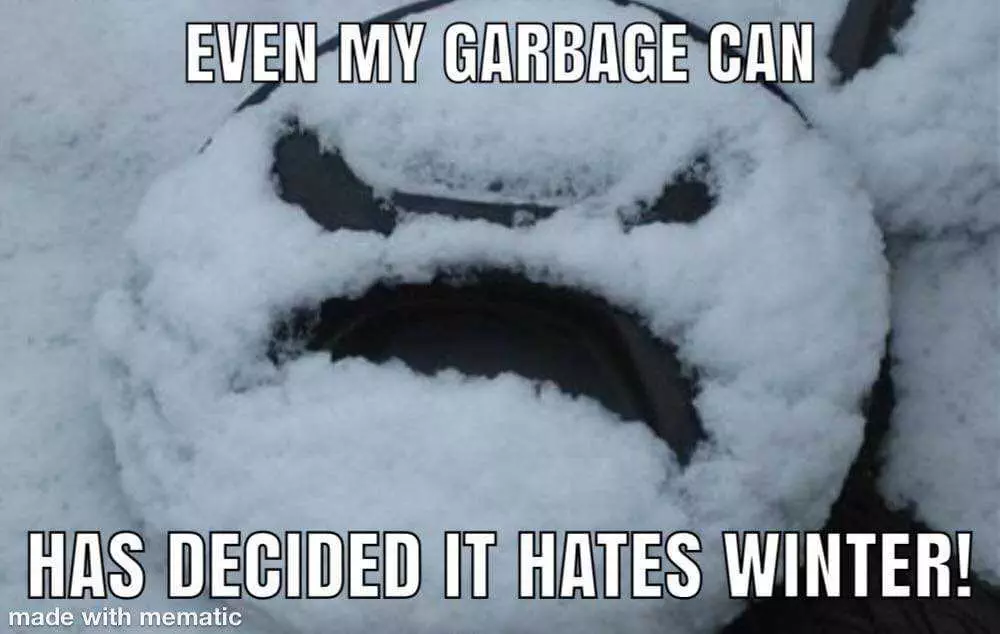 Texas Freeze Memes  Garbage Can Emoji