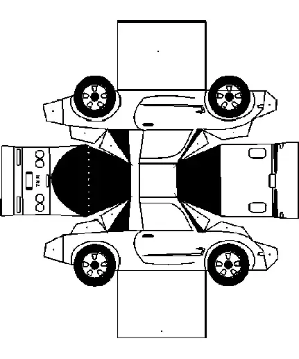 Mr2 Car Paper Cutout