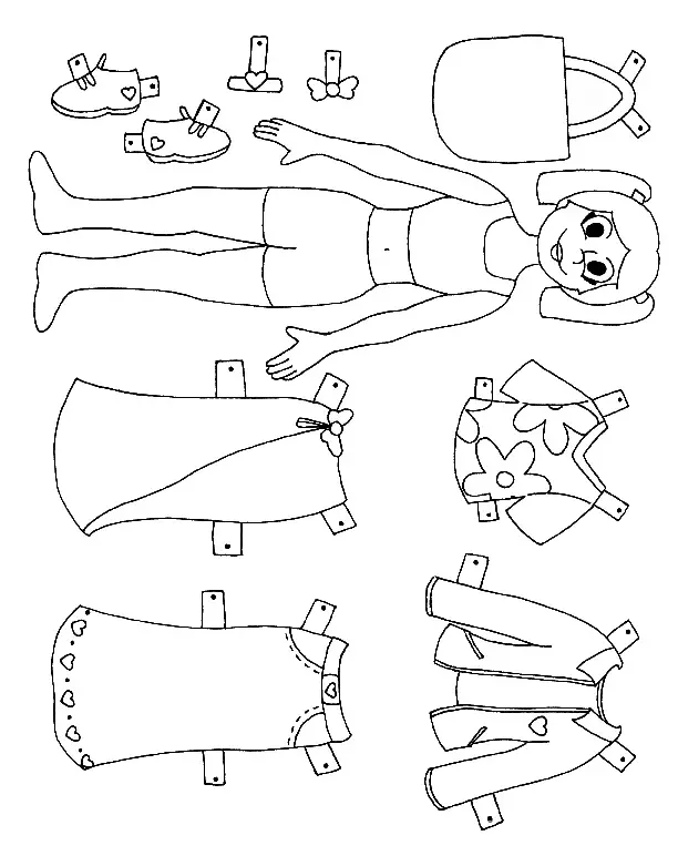 Paper Doll Paper Cutout