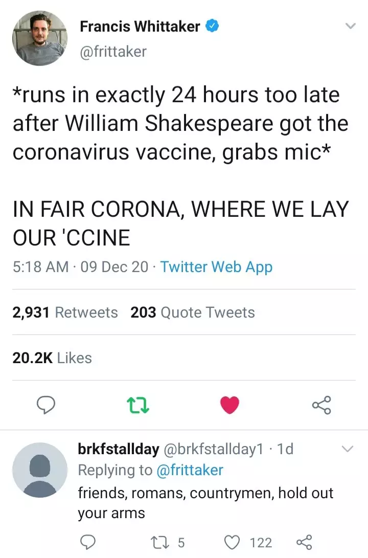 Covid-Vaccine-Meme-Shakespeare Best Covid Vaccine Memes
