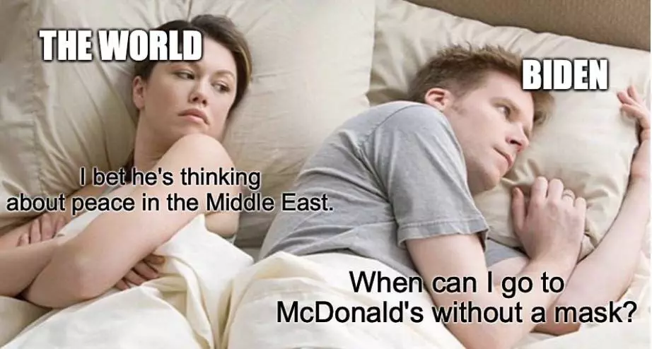 Biden Policy On Middle East Conflict Meme
