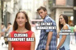 Cathay Closes Frankfurt Pilot Base Meme
