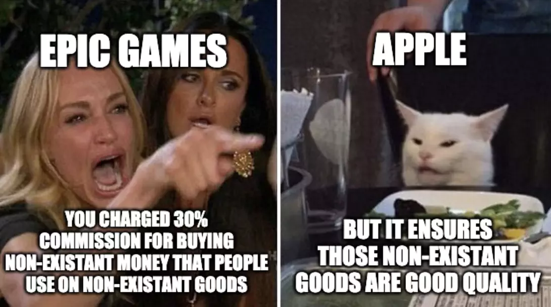 Apple And Epic Games Meme