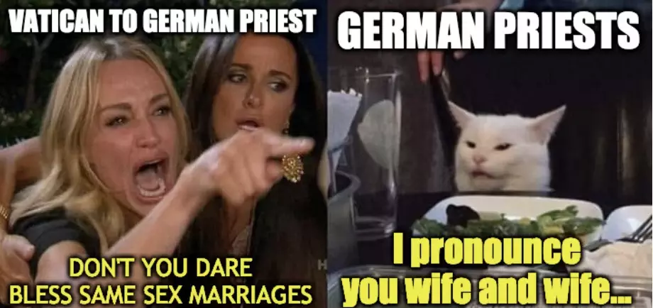 German Priest Defy Vatican Meme