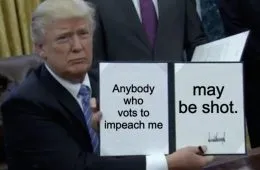 Gop Voted Against Impeachment Meme