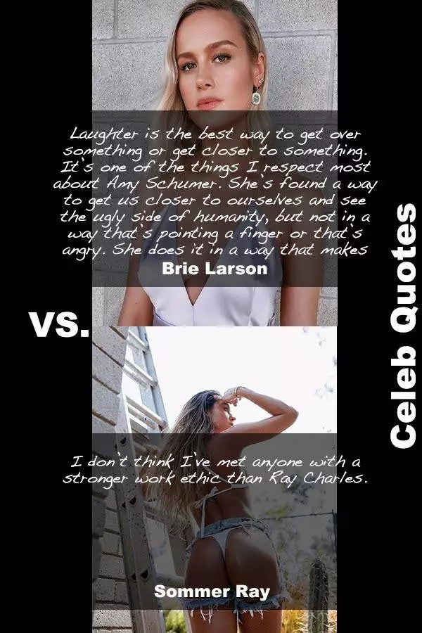 30 Hot Sommer Ray Vs Sexy Brie Larson Quotes You Must Read