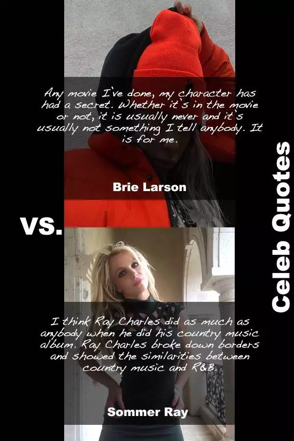 30 Hot Sommer Ray Vs Sexy Brie Larson Quotes You Must Read