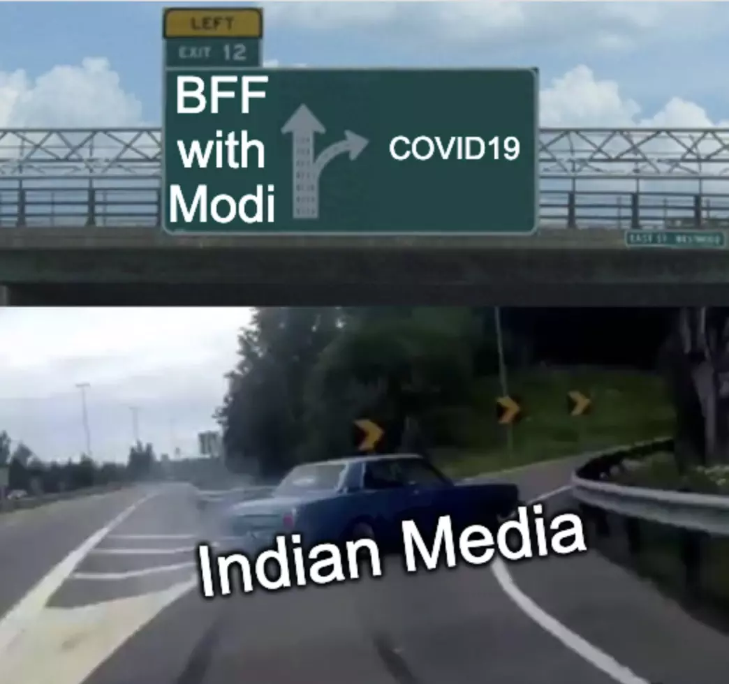 Indian Media Not Bff With Modi Meme