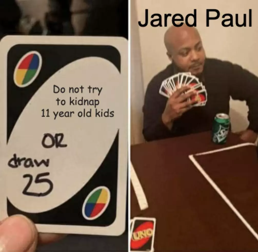 Jared Paul Attempted Kidnap Meme