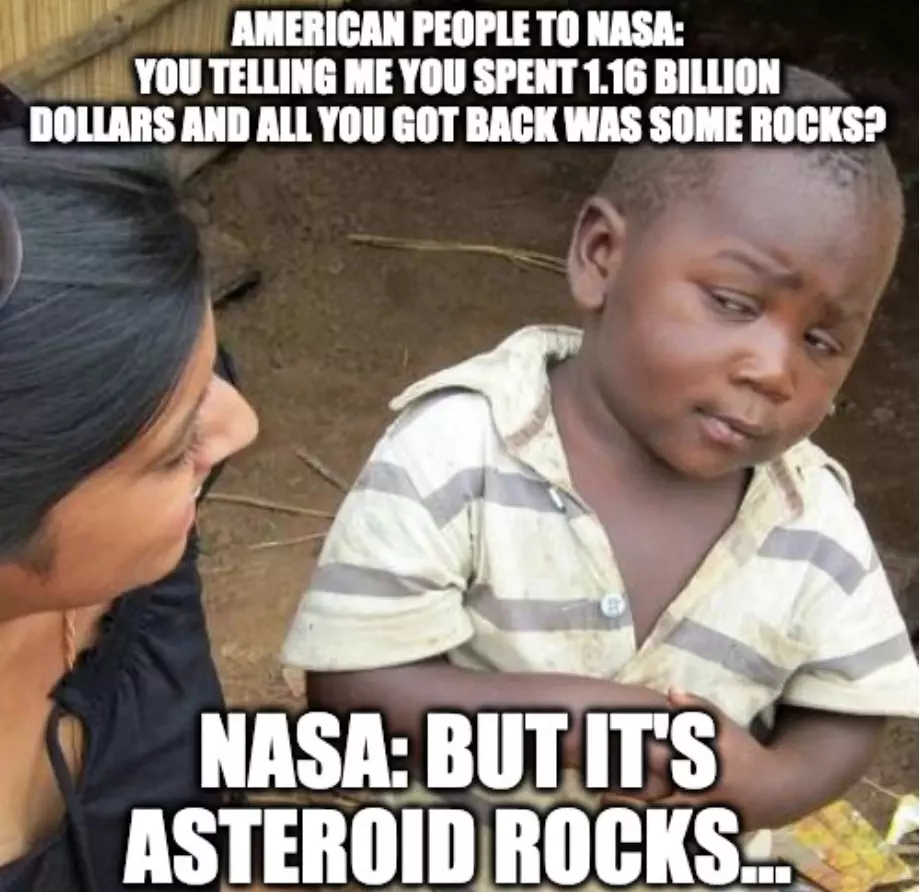 Nasa Asteroid Return Mission Meme
