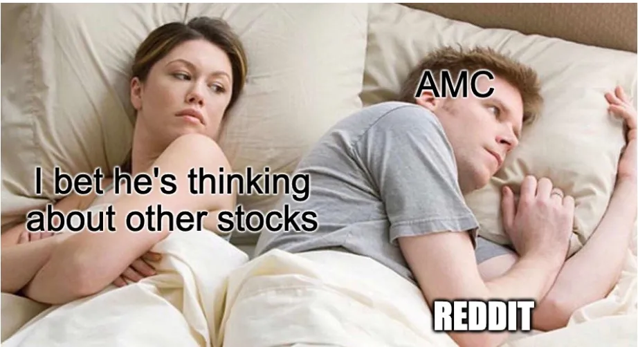 Amc Boosted By Reddit Love Meme