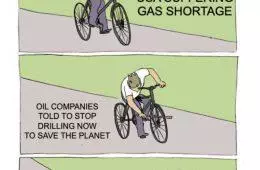 Oil Companies Told To Stop Drilling Meme