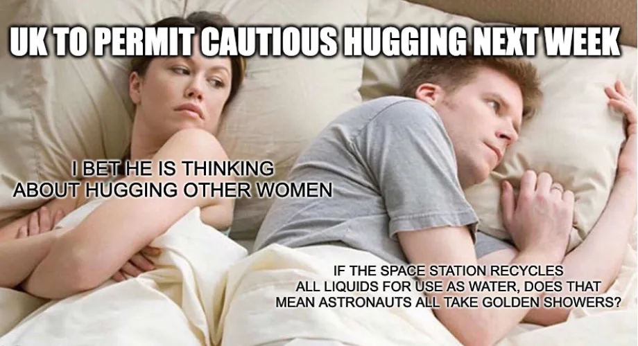 Uk To Allow Hugging Meme