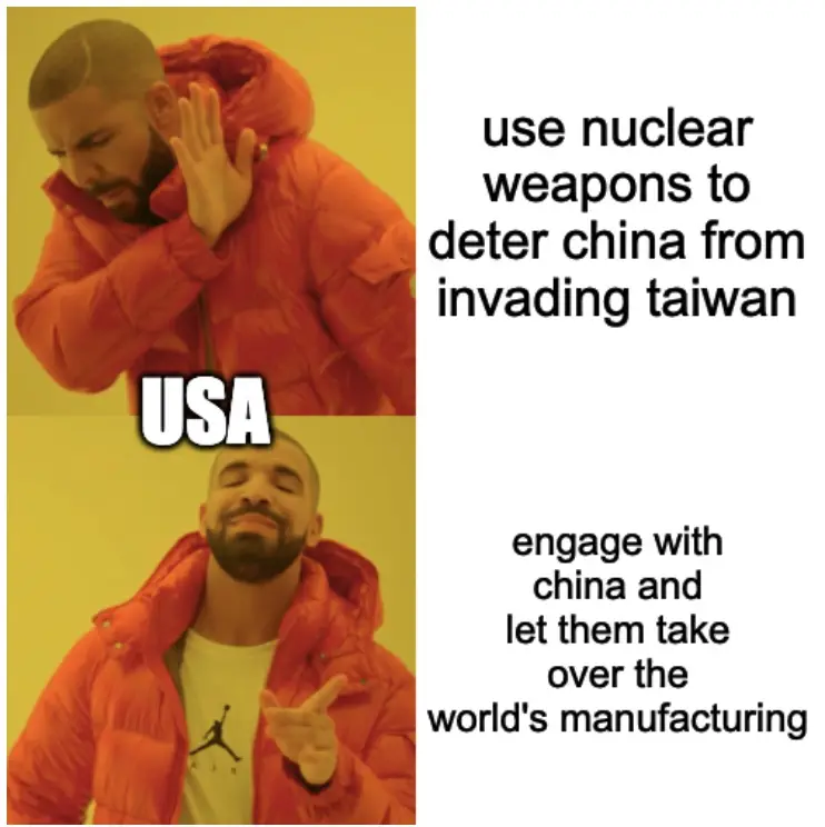 Us Considered Nukes To Deter China Meme
