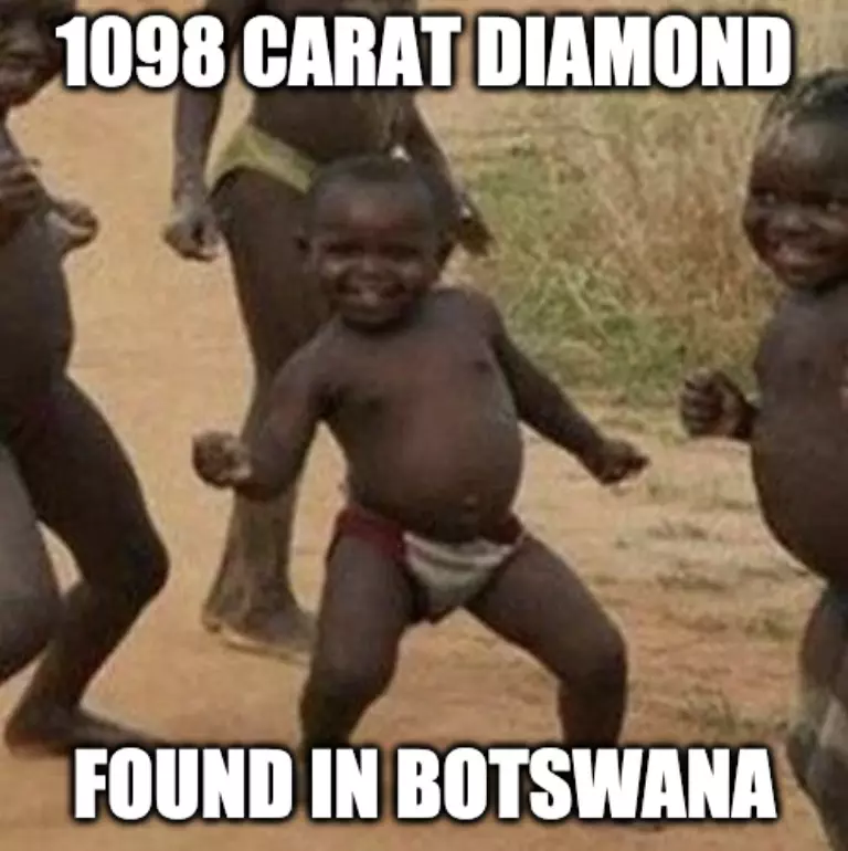 1098 Carat Diamond Meme