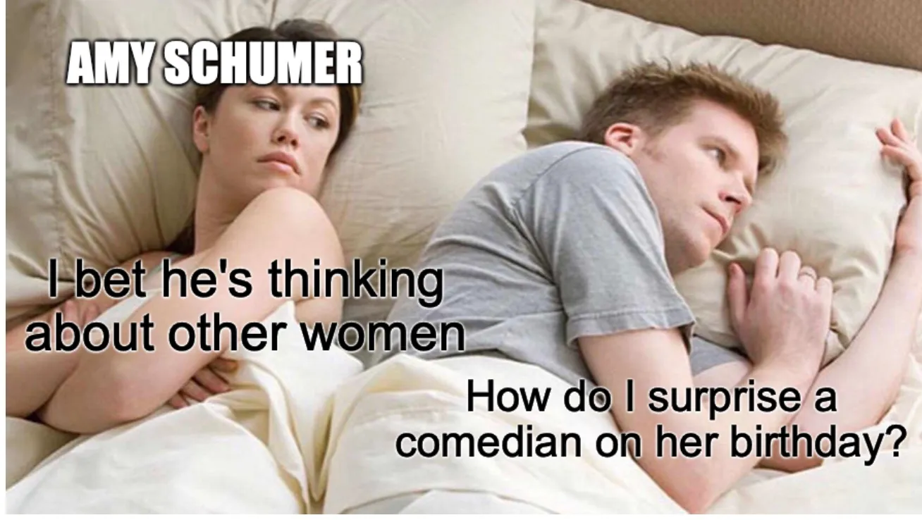 Amy Schemer Birthday Surprise Meme