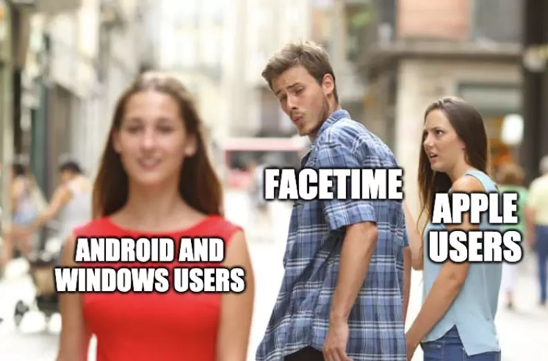 Apple Open Facetime To Android Meme