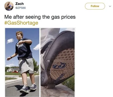 21 Of The Funniest Gas Shortage Memes