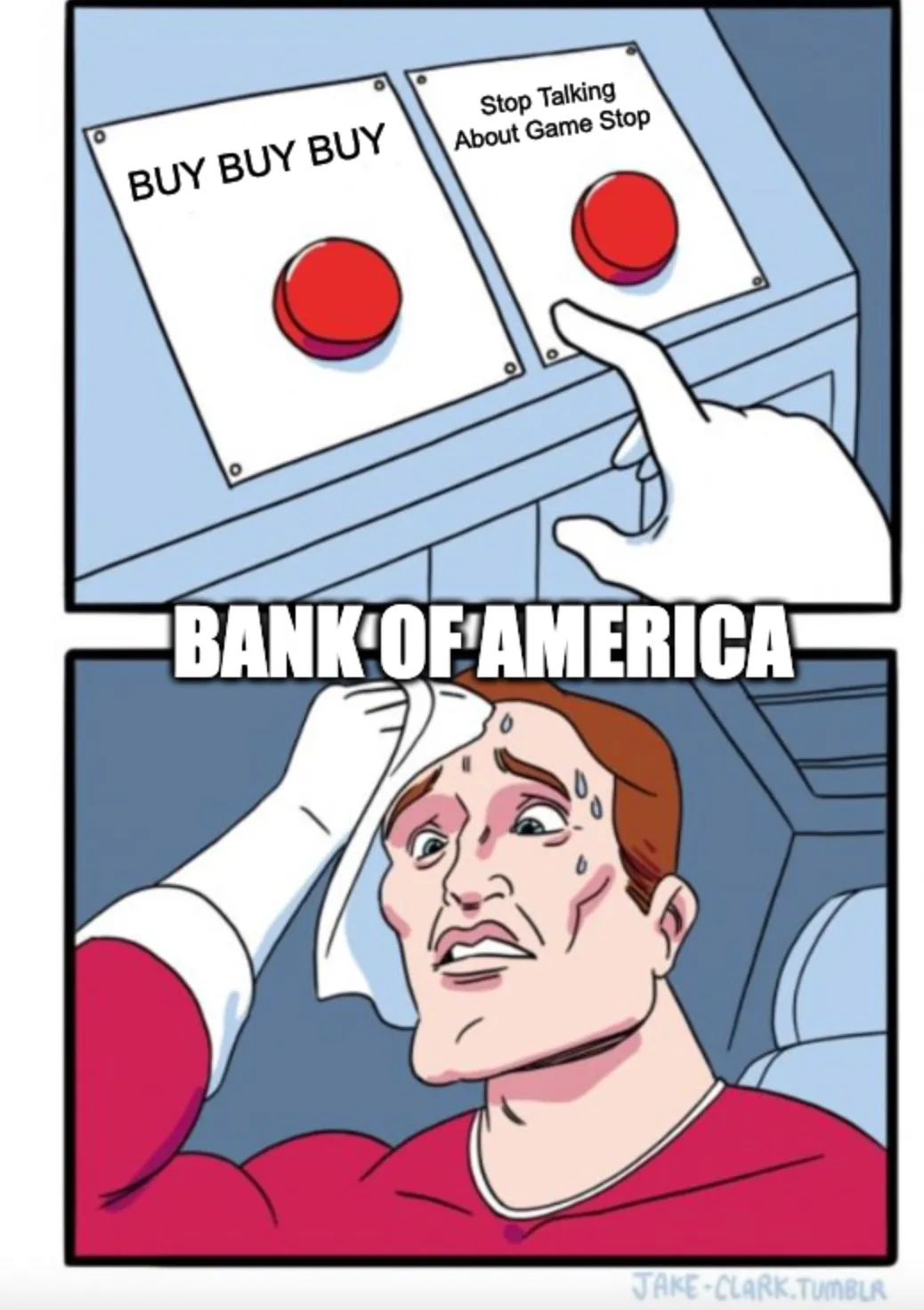 Bank Of America Stops Covering Gamestop Meme