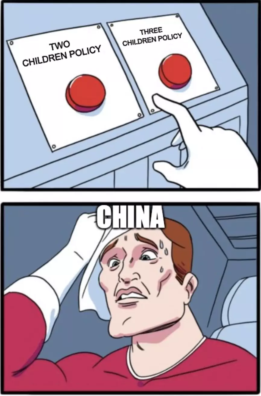 China Introduces 3 Children Policy Meme
