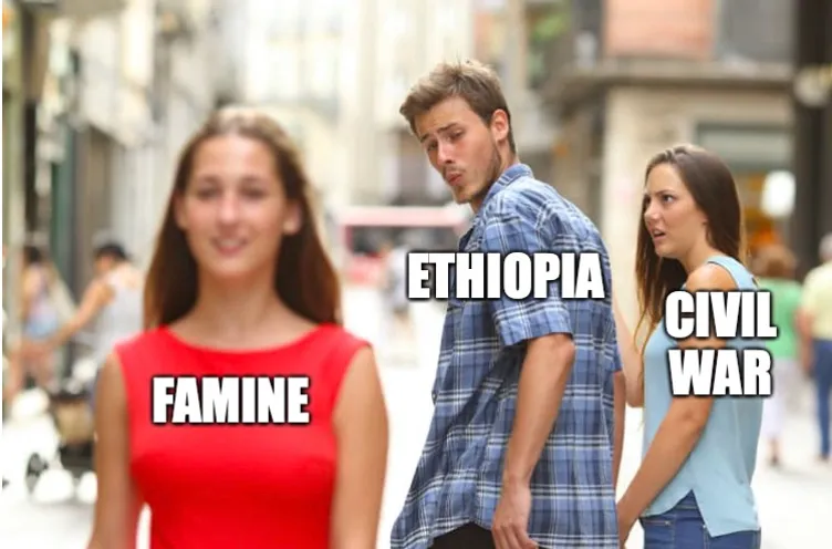 Ethiopia Suffering From Famine Meme