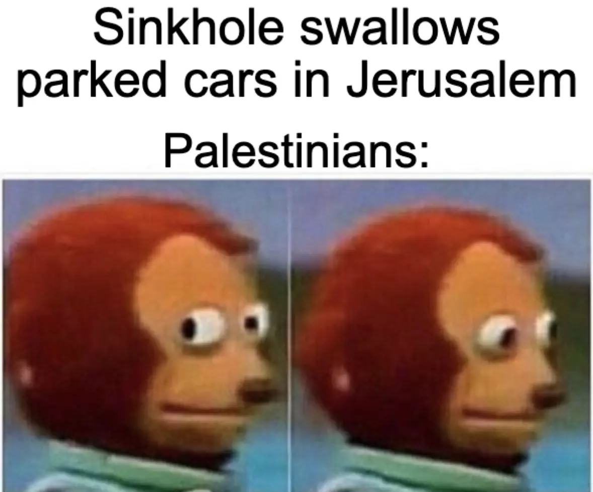 Jerusalem Sinkhole Swallows Cars