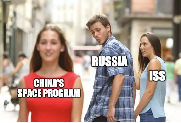 Russia To Leave Iss For China Meme