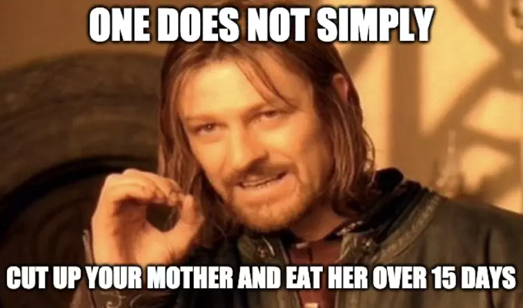 Spanish Man Eats Own Mother Meme