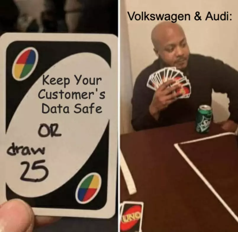 Volkswagen Audi Customer Details Hacked Meme
