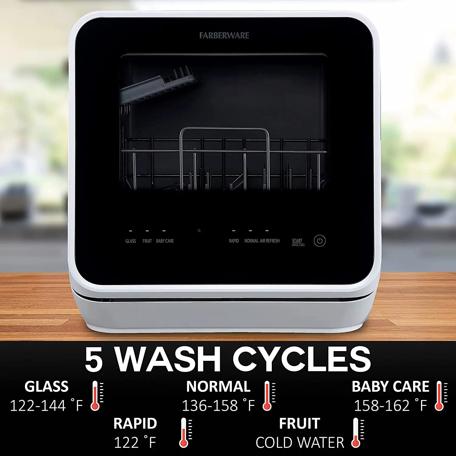 The Amazing Farberware Complete Portable Countertop Dishwasher