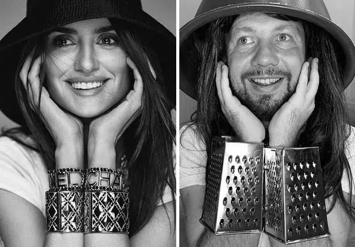 30 Hilarious Recreations Of Celebrity Photos