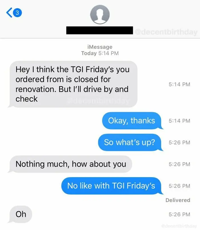 30 Hilarious And Weird Text Conversations With Food Delivery Drivers