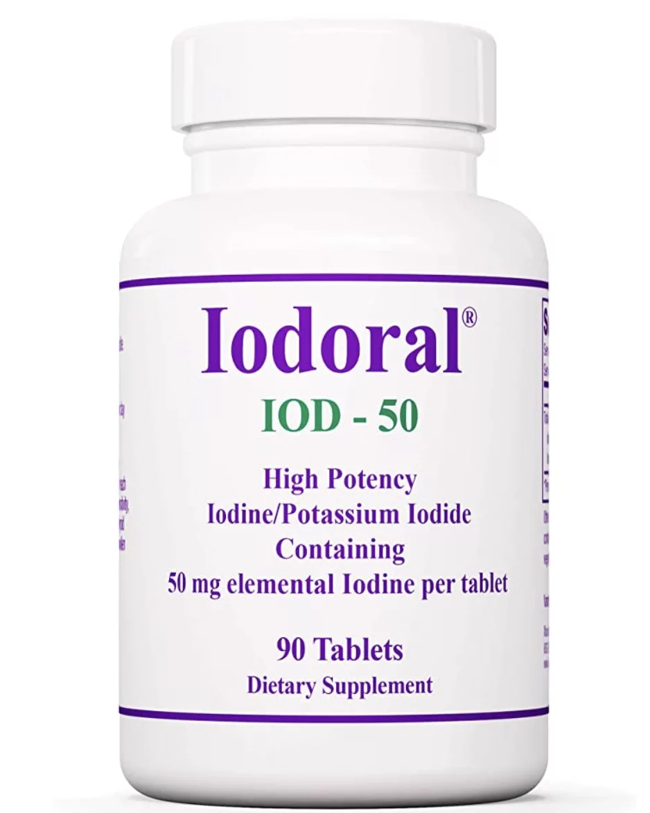 The Approved Optimox Iodoral 50 Mg Iodine Tablets For Thyroid Protection