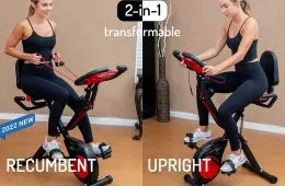 The Yyfitt 2In1 Foldable Fitness Exercise Bike Is Sleek, Stylish And Versatile. It’s Dualpurpose Use, Allows For Flexibility And Makes A Great Piece Of Equipment For A Beginner Or Someone Looking To Get The Most Out Of The Space In Their Home. It’s Reasonable Price Tag Means You Won’t Break The Bank, But It Gives You That Peace Of Mind Knowing That You’re Investing In Something Sturdy And Worthwhile. It Comes With A Range Of Handy Features, In Particular How Quiet It Is To Use, As Well As The Adjustable Xl Backrest, Meaning You Can Find A Comfortable And Supportive Position When Exercising.