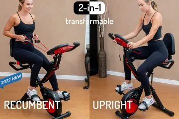 The Yyfitt 2In1 Foldable Fitness Exercise Bike Is Sleek, Stylish And Versatile. It’s Dualpurpose Use, Allows For Flexibility And Makes A Great Piece Of Equipment For A Beginner Or Someone Looking To Get The Most Out Of The Space In Their Home. It’s Reasonable Price Tag Means You Won’t Break The Bank, But It Gives You That Peace Of Mind Knowing That You’re Investing In Something Sturdy And Worthwhile. It Comes With A Range Of Handy Features, In Particular How Quiet It Is To Use, As Well As The Adjustable Xl Backrest, Meaning You Can Find A Comfortable And Supportive Position When Exercising.