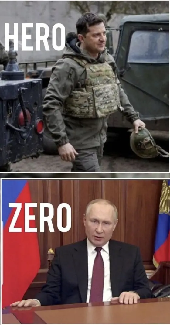 Funny Ukraine Memes Hero Vs Zero