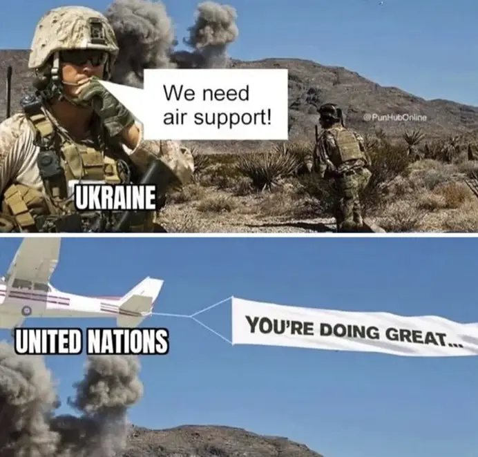 Funny Ukraine War Memes Un Air Support