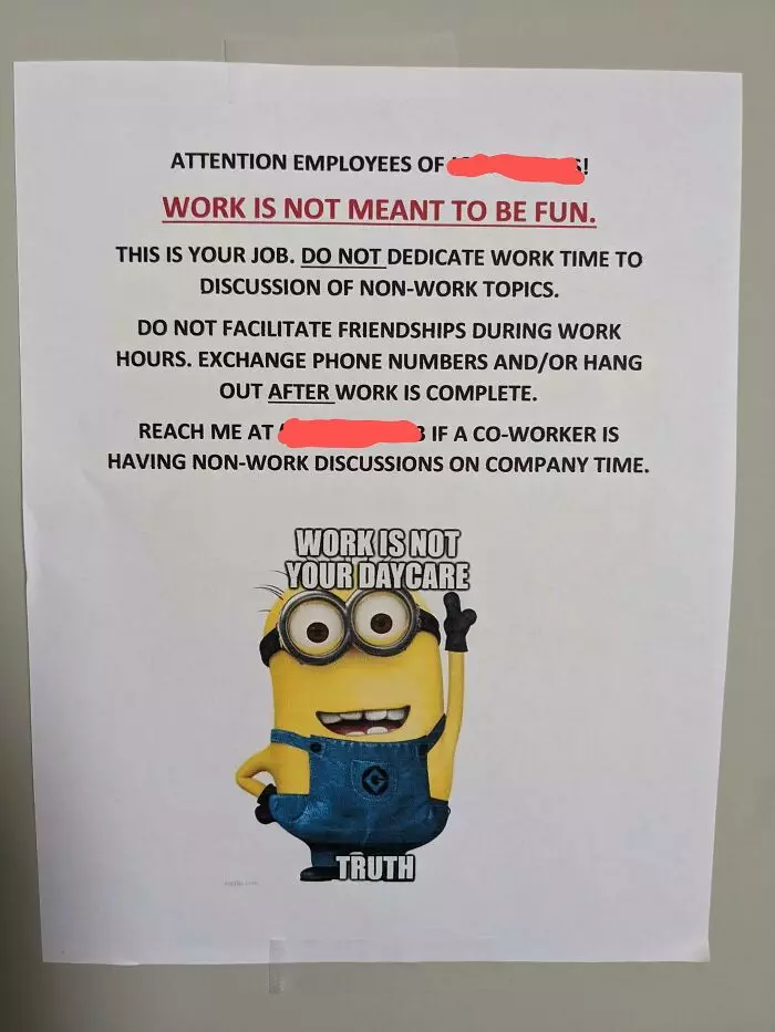 30 Insane And Infuriating Signs Bosses Left Up At Work